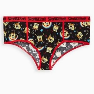 Torrid SpongeBob SquarePants Cotton Cheeky Panties Size 3X